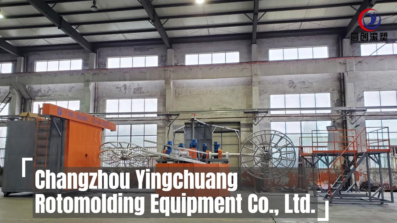 Carousel Rotational Molding Machine Energy Saving For IBC Tank