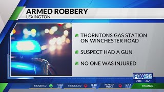 Police investigating after armed robbery at Winchester Road gas station