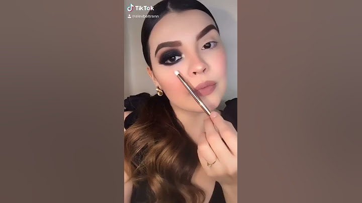 Smokey Eyes Con Glitter Negro