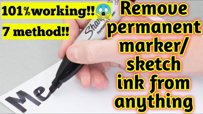 How To Remove Permanent Marker From White Board