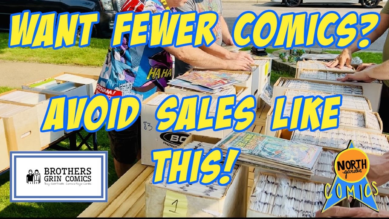 Хотите купить меньше комиксов? — ИЗБЕГАЙТЕ ТАКИХ распродаж! — Улов старых выпусков комиксов!