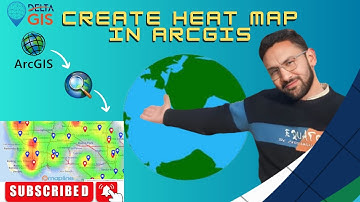 How to create | Heat Map | by |High Resolution Grided| Data In |ArcGIS|
