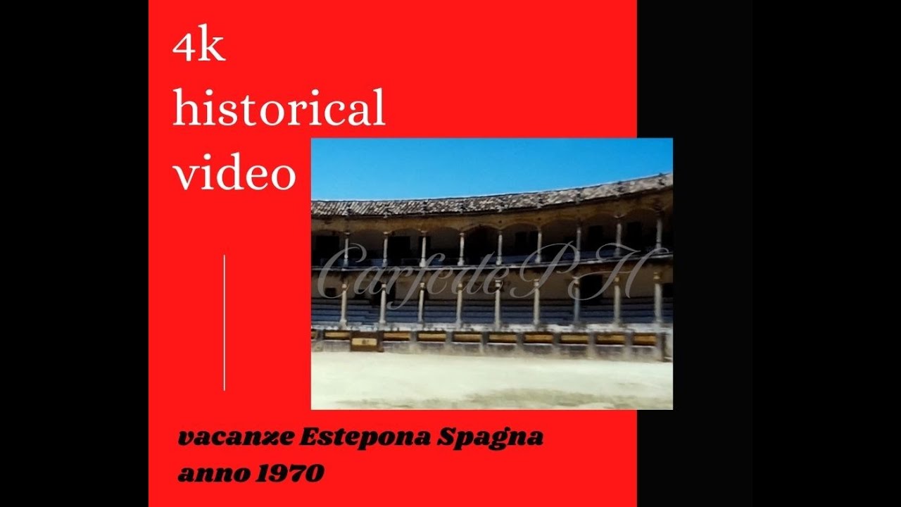 Vacanze Estepona in Spagna anno 1970s