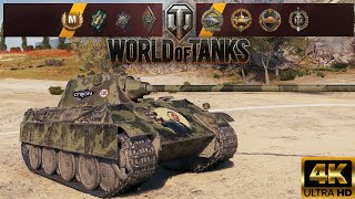 Panther - Steppes map - 8 Kills - 3,3K Damage World of Tanks #panther