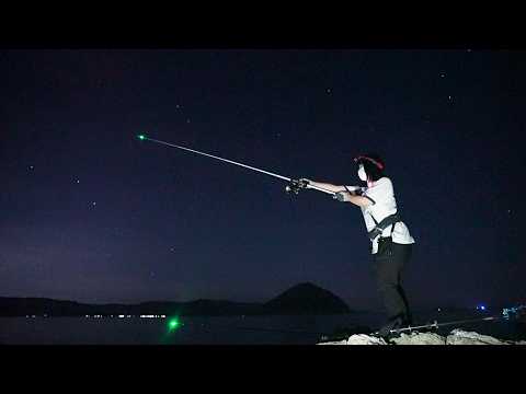 夏の夜のぶっこみ釣りはいろいろ釣れる！