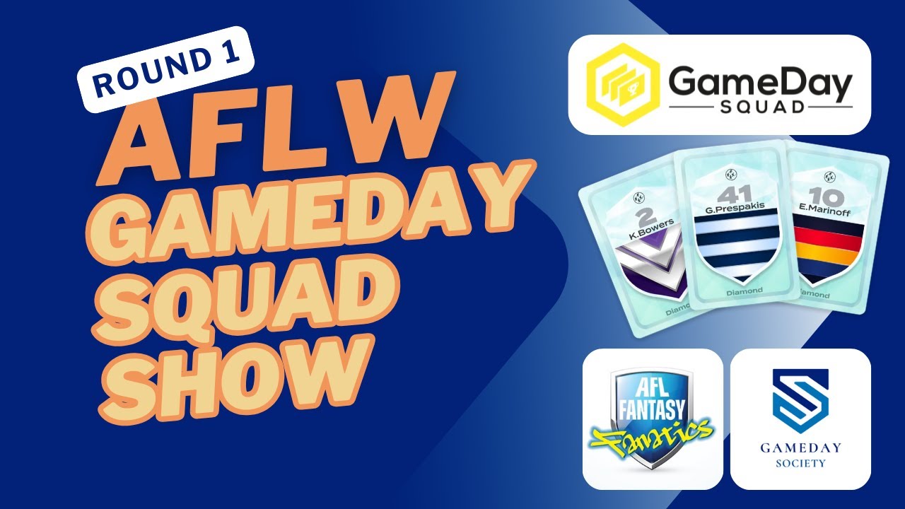 GameDay Squad AFLW Live Show Round 1