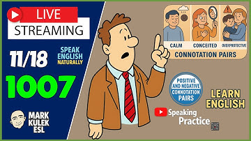 Learn English → LiveStream English Class with Mark Kulek ESL