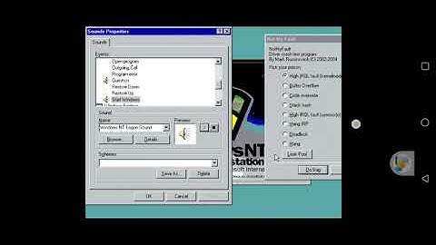 Windows Nt 4.0 bsod on limbo pc emulator