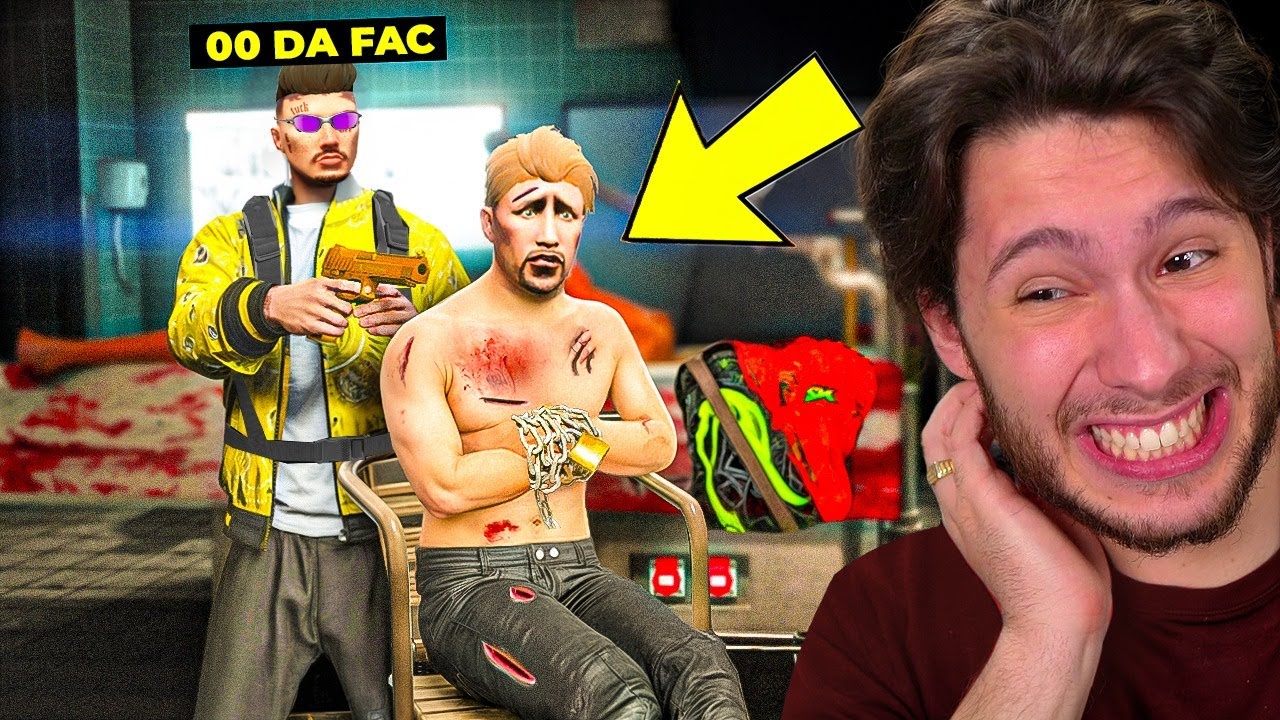 Fui PEGO pelo CHEFE da FAVELA😨 (gta rp)