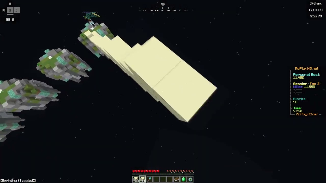 11.45 on McPlayHD Onestack (#32 In The World)