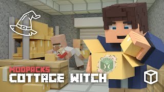 Cottage Witch #Minecraft Modpack: Magic, Quests & Cozy Builds