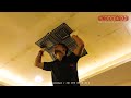Ceiling tiles Installation 2x2 overlap method | Decoraids.in