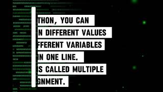 (Level-1,Pro#5) Declaring Many Values to Multiple Variables. 🖥️🖥️🖥️