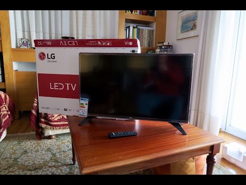 Unboxing LG 32LH530V GAME TV 2017!