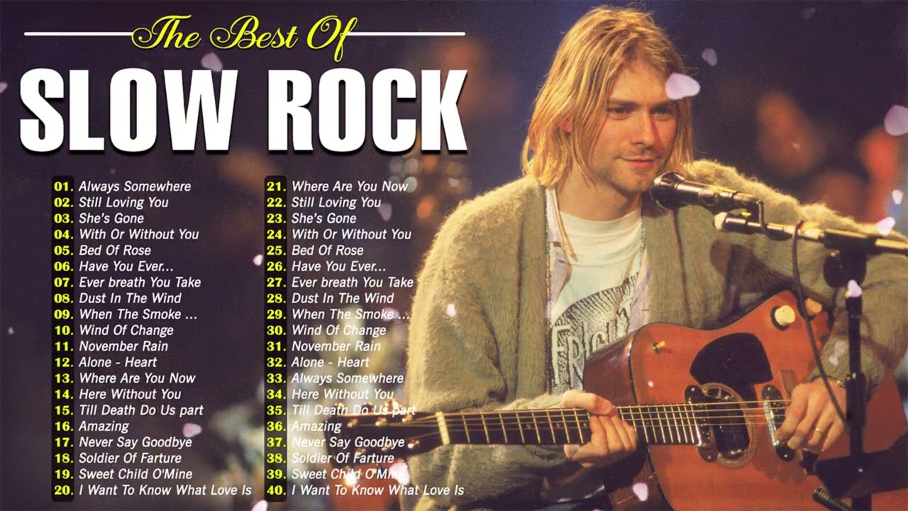 Scorpions, Aerosmith, U2, Bon Jovi, Led Zeppelin, GNR - Greatest Slow Rock Ballads 70s 80s 90s