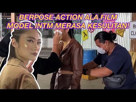 CHALLENGE MAJOR BERMAIN API, PARA MODEL INTM BIKIN POSTER FILM ACTION MEREKA SENDIRI!!