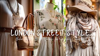 2025 Boho Chic Style Hacks for Women Over 60: London Street Style Inspiration