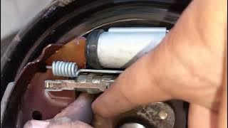 NISSAN ALMERA HOW TO ADJUST HANDBRAKE