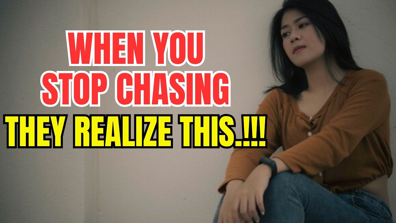 When You Stop Chasing the Narcissist…They Realize THIS - YouTube