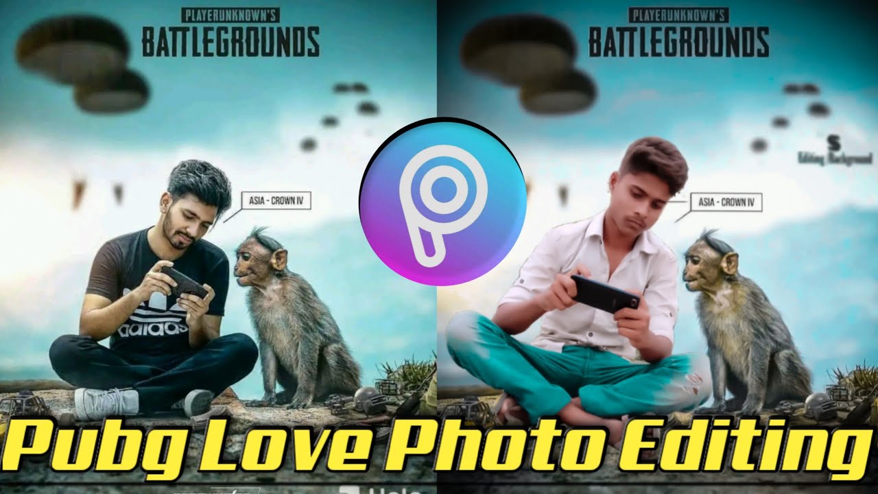 Pubg Lover New Monkey Concept Photo Editing Piscart Pubg Game Photo
