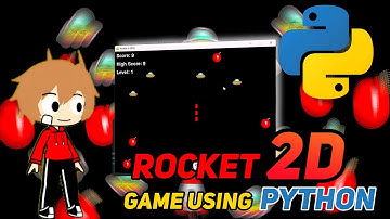 Build a Rocket Shooting Game in Python | Pygame Tutorial with Levels & High Scores