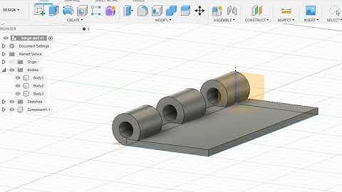 Hinge fusion 360