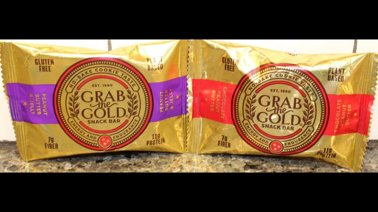 Grab the Gold Snack Bar Peanut Butter & Jelly and Chocolate Peanut