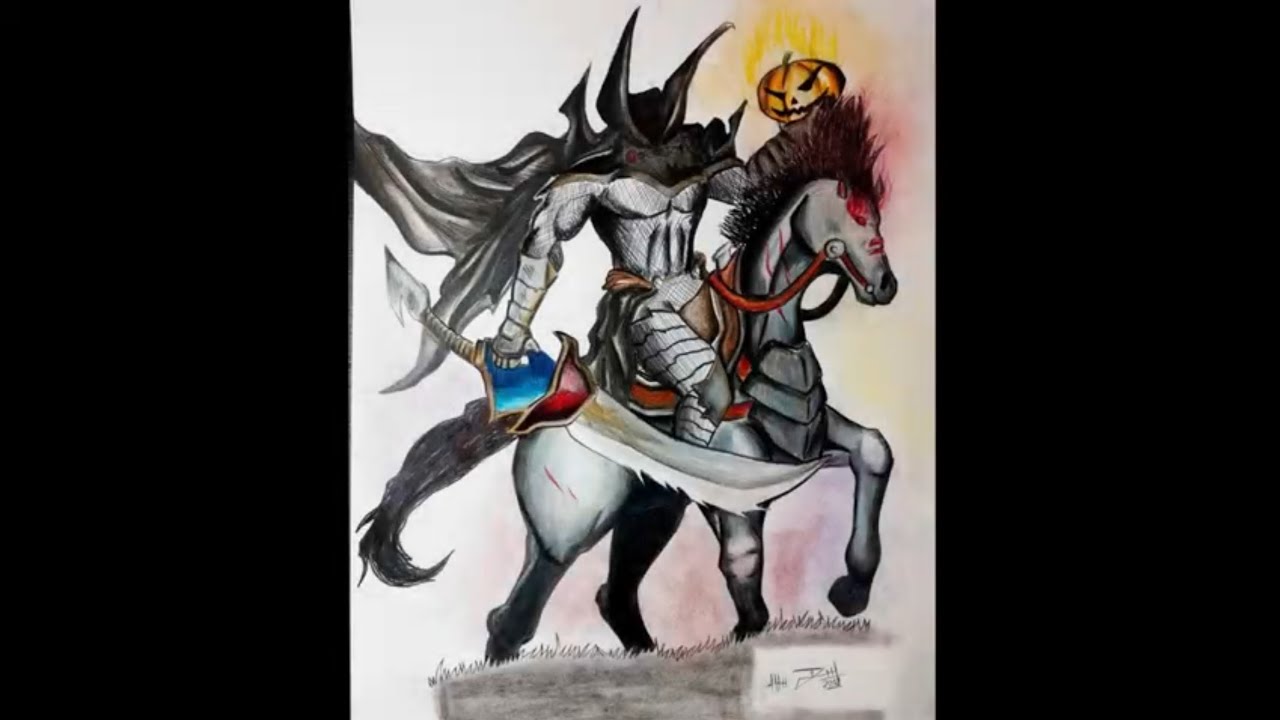 Como Dibujar Al Jinete Sin Cabeza