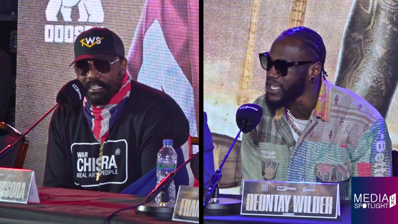 DEREK CHISORA VS DEONTAY WILDER - LAUNCH PRESS CONFERENCE (FULL): MSUK