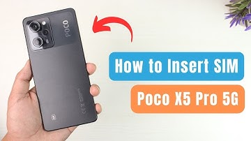 Poco X5 Pro How to Insert SIM