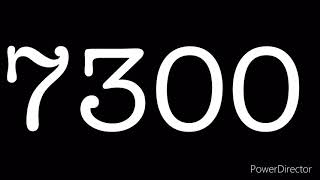 Challenge countdown from 7300