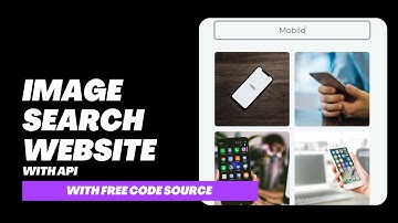 Create an Image Search Gallery Using API | Coding Home