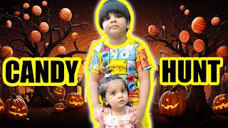 Halloween Candy Hunt During Covid | Ridwana and Faiyaz