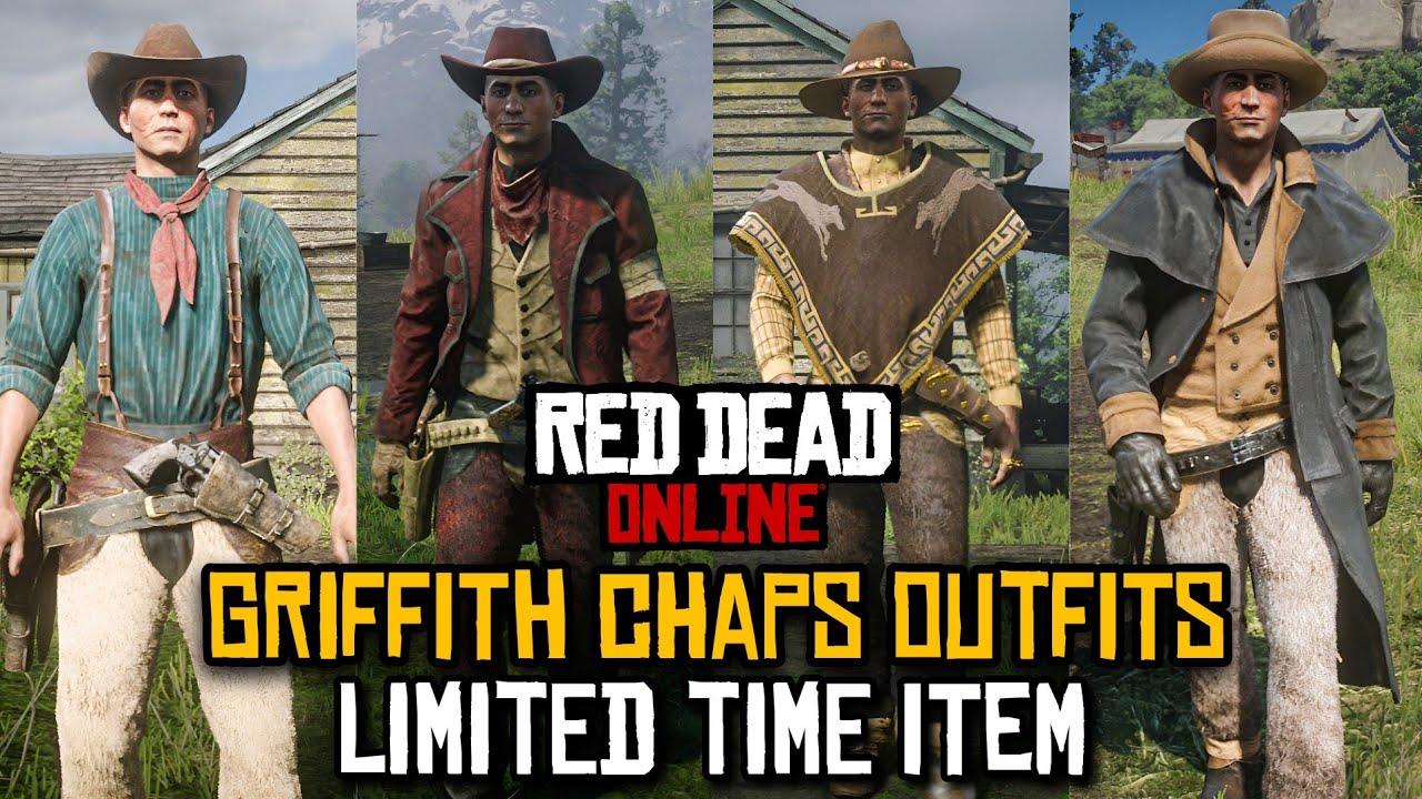 Red Dead Online Griffith Chaps Outfits [ Limited Time Chaps ] - YouTube
