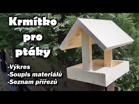 Video: Jak Vyrobit Krmítko Pro Ptáky Z Krabice