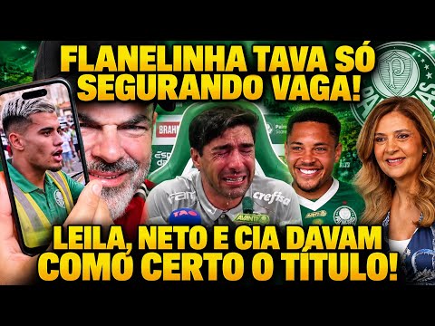 NETO E SUA TURMA DISSERAM QUE O PALMEIRAS JÁ ERA CAMPEÃO E LEILA ZOOU QUE TAVAM 7 PONTOS NA FRENTE!