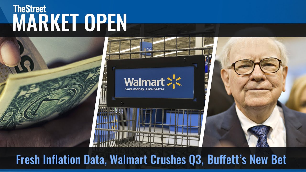 Market Open | Inflation Slows, Walmart’s Strong Q3 and Buffett’s New Bet