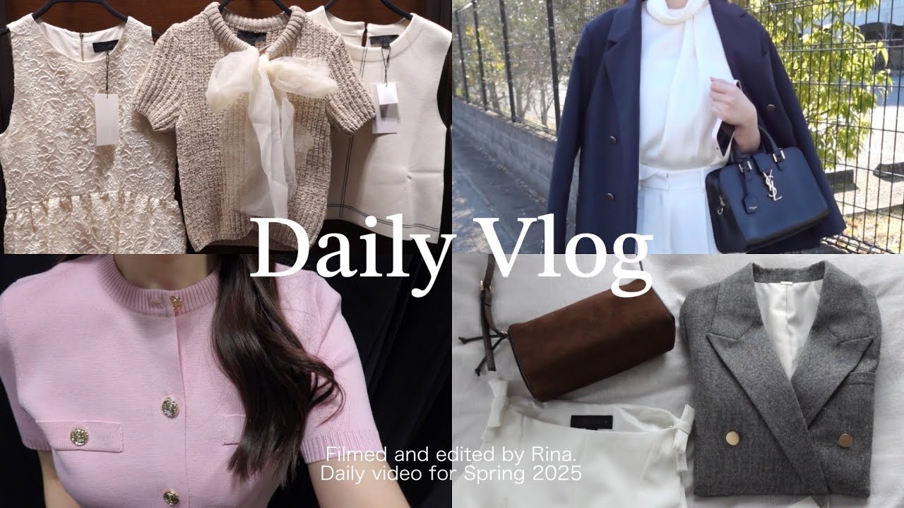 Vlog)20代社会人の日常💐|購入品紹介(MilaOwen,ZARA,H&M,LILYSILK)|休日ショッピング|通勤コーデ💻