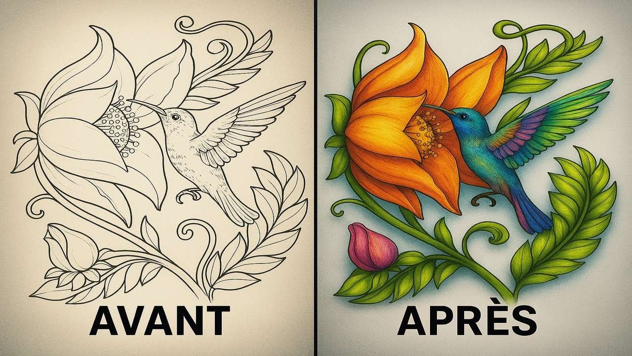 Tuto coloriage : comment débuter avec des crayon de couleurs