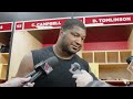 Calais Campbell and Paris Johnson Jr Postgame Media | Week 11 vs 49ers | AZ Cardinals