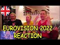 EUROVISION 2022 - UK - REACTION - SAM RYDER - SPACE MEN - FINAL