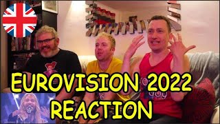 EUROVISION 2022 - UK - REACTION - SAM RYDER - SPACE MAN - FINAL