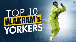 Wasim Akram's TOP 10 Best Yorkers Compilation 🔥 | Wasim Akram King of Swing