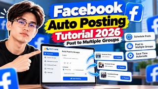 Facebook Auto Posting Tutorial 2026 | Post to Multiple Groups