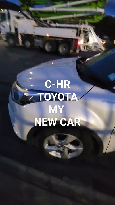 my new  car C-HR hybrid toyota