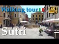 Sutri, Italy【Walking Tour】4K