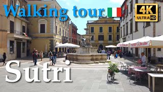 Sutri (Lazio), Italy【Walking Tour】4K