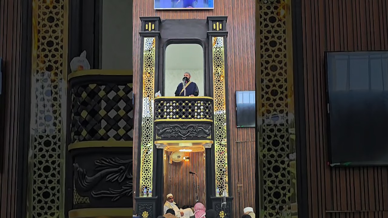 خطبة الجمعة في مسجد العزة لله  في سرمدا   الشيخ عبد آلله  نجم