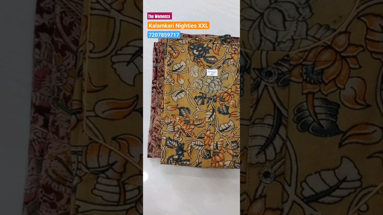 Kalamkari Nighties XXL | The Womenza 