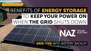 How to keep your power ON when the GRID GOES DOWN! You need an Energy Storage System. We can help!
